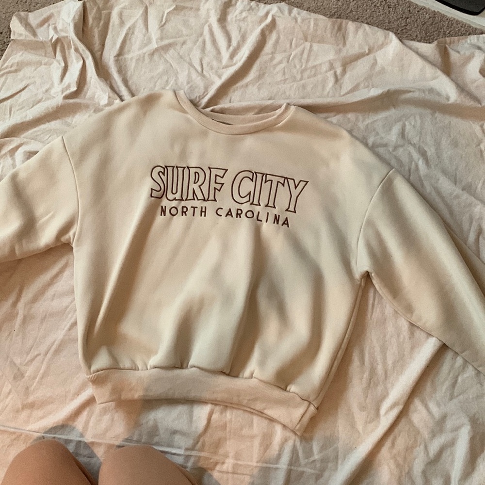 Tan sweatshirt